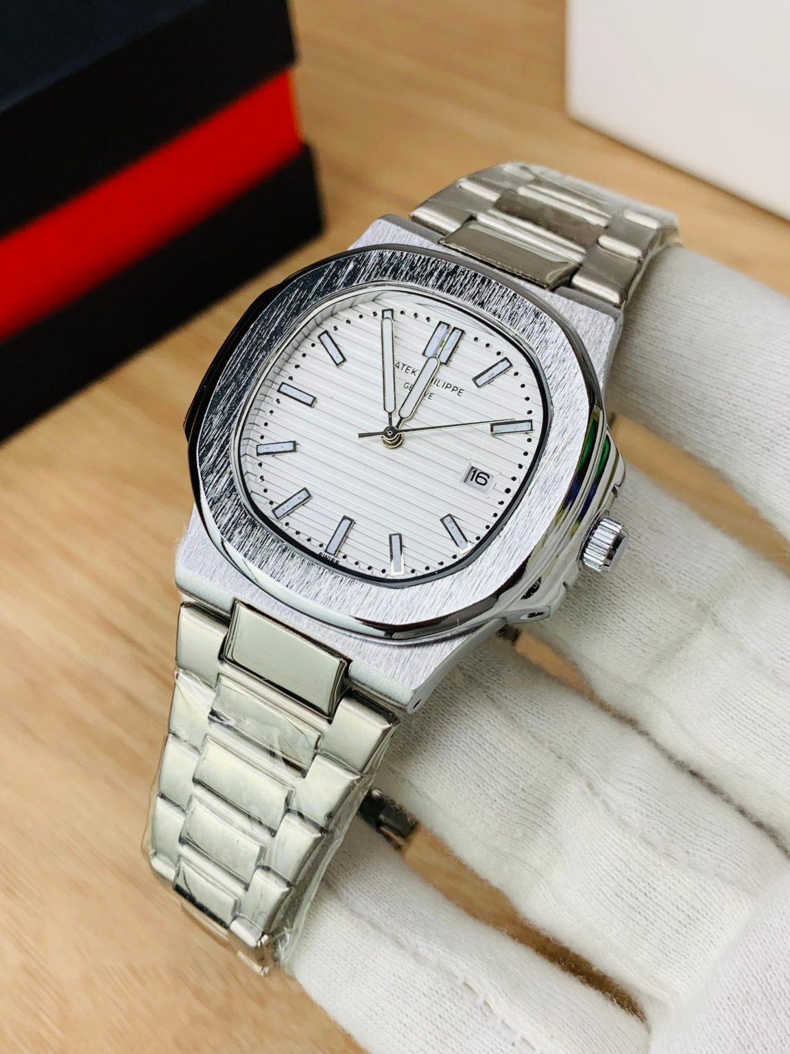 Patek Phillipe Silver White