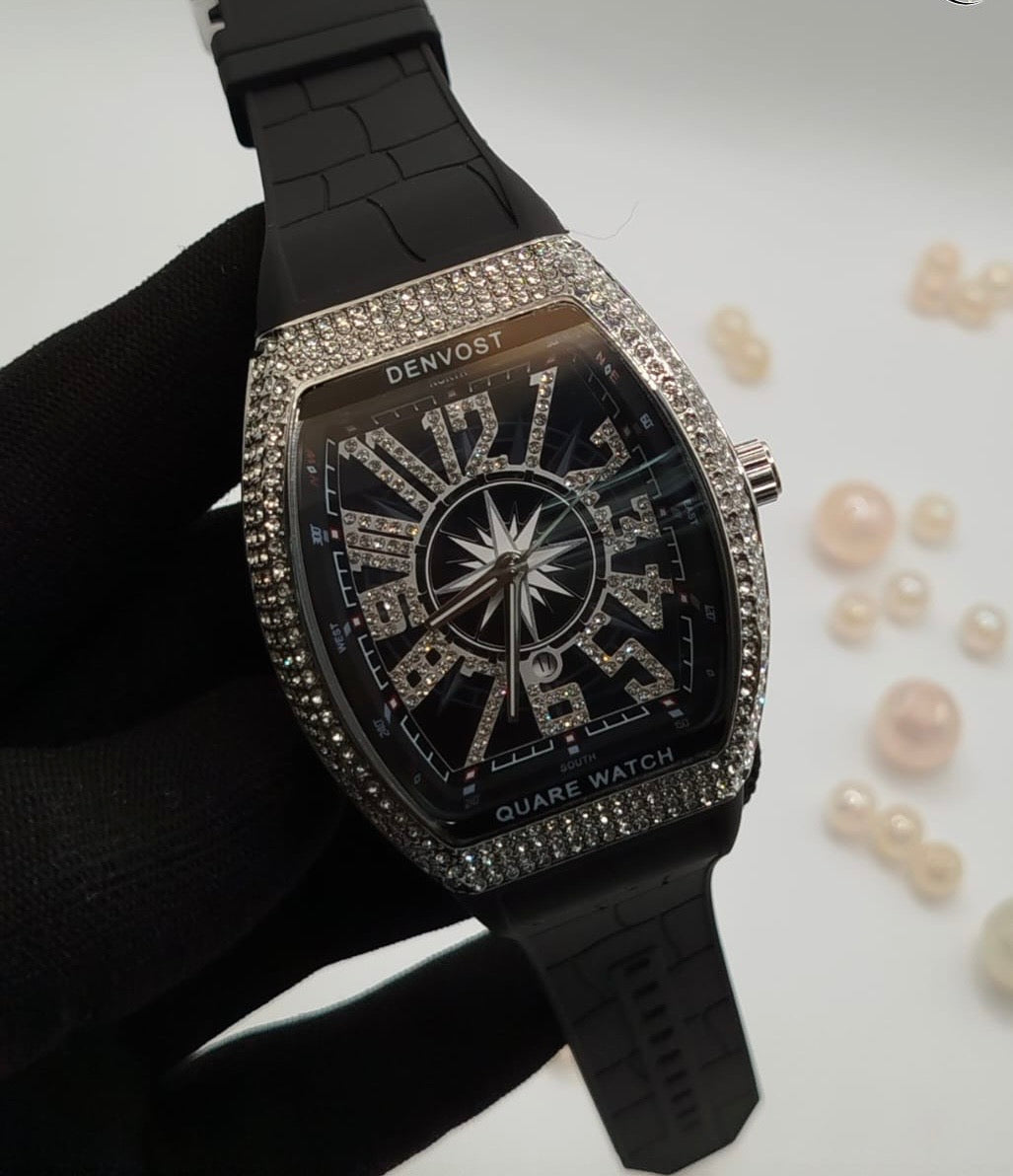 Frank Muller Style Diamond Watch