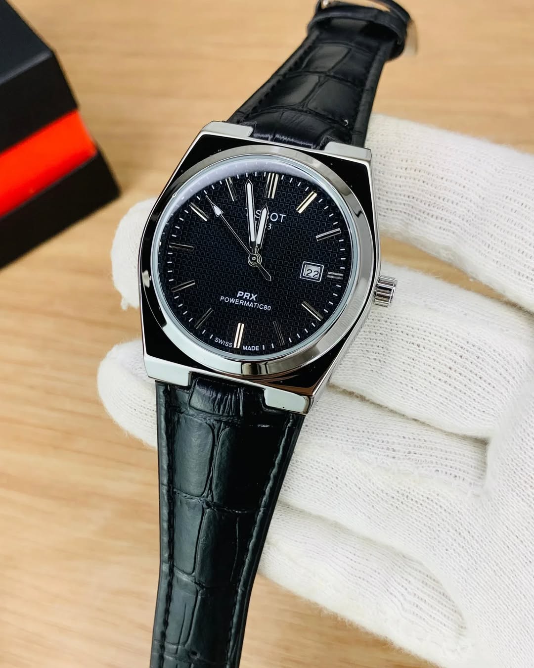 Tissot Prx Lather Geneve