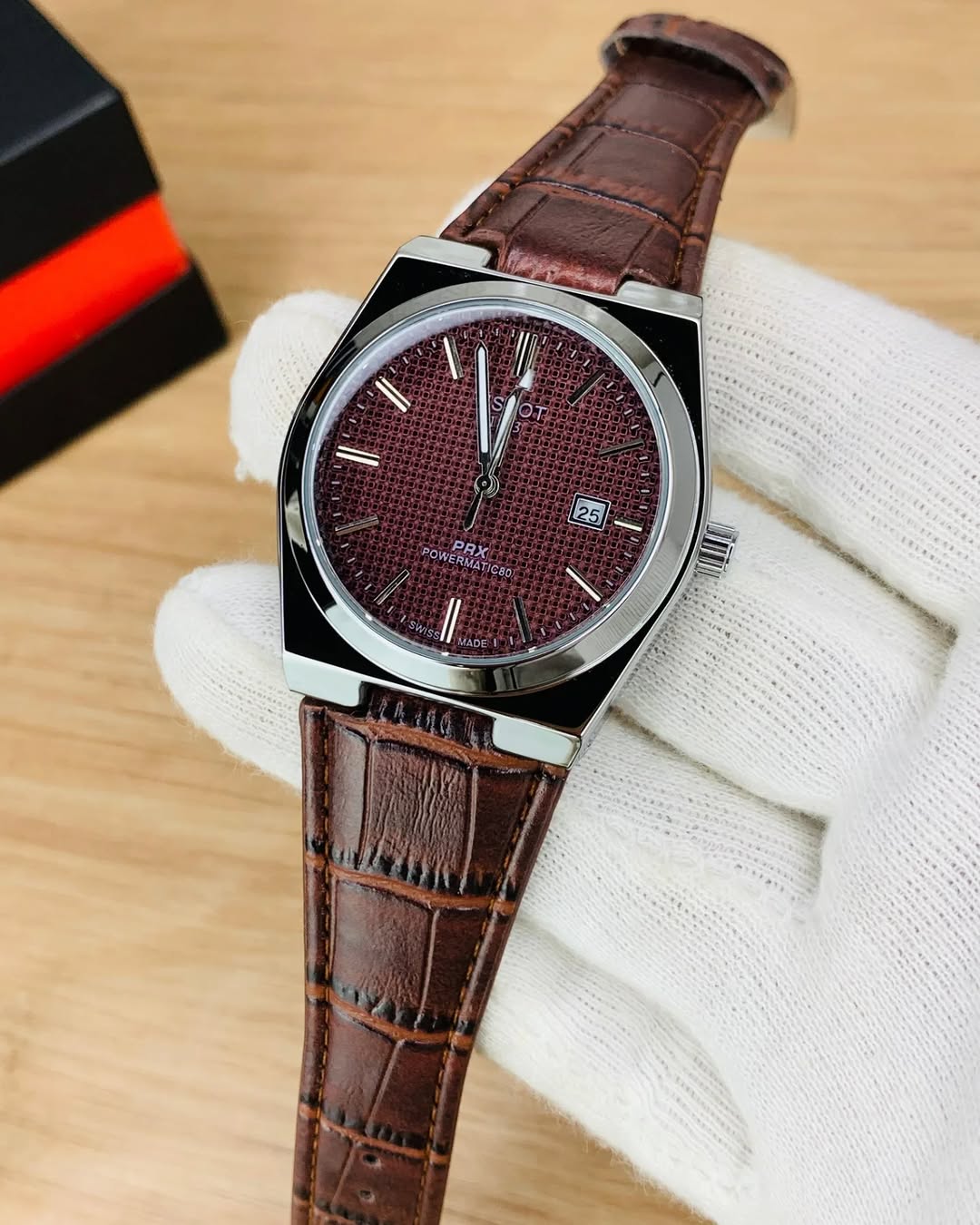 Tissot Prx Lather Geneve