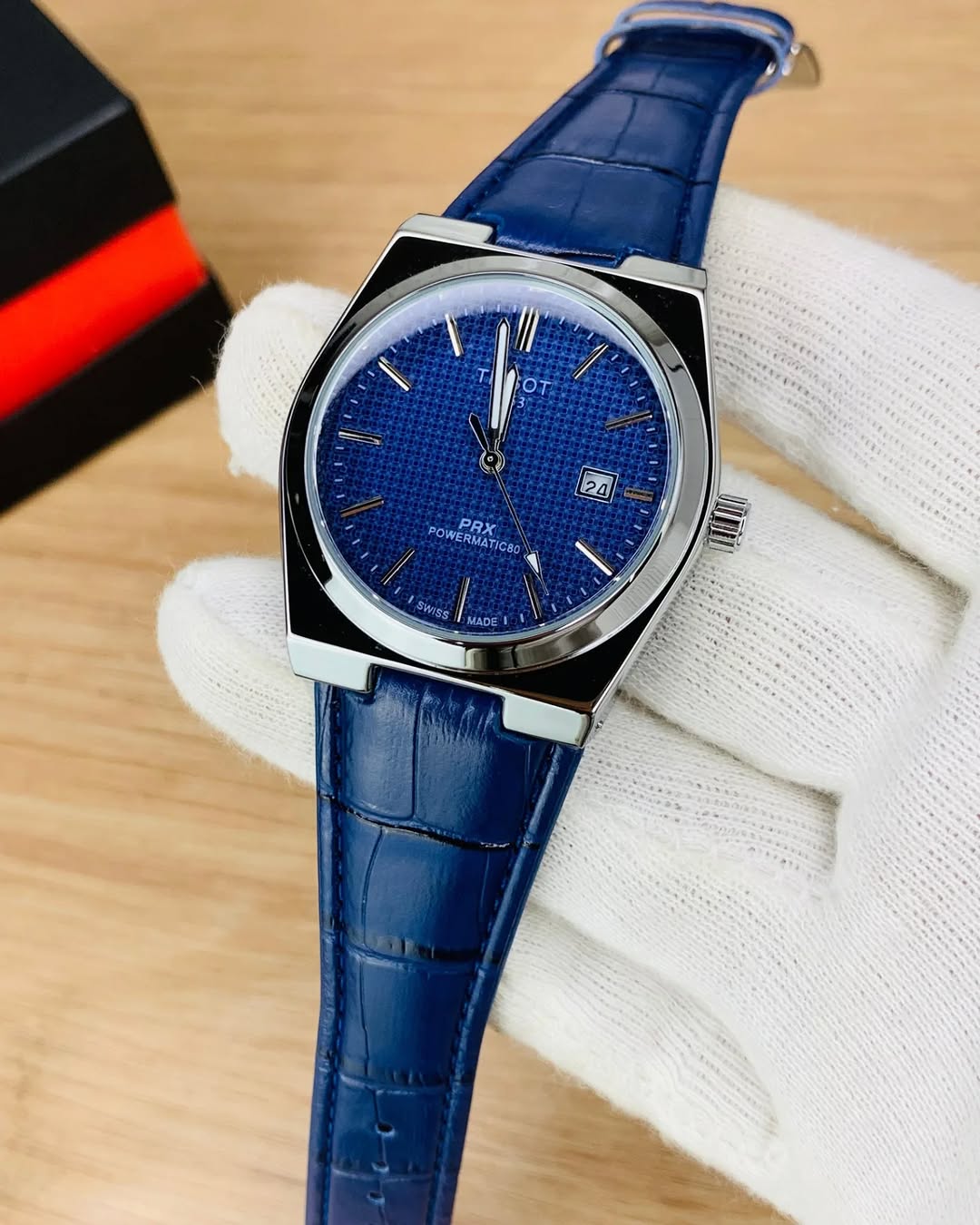 Tissot Prx Lather Geneve