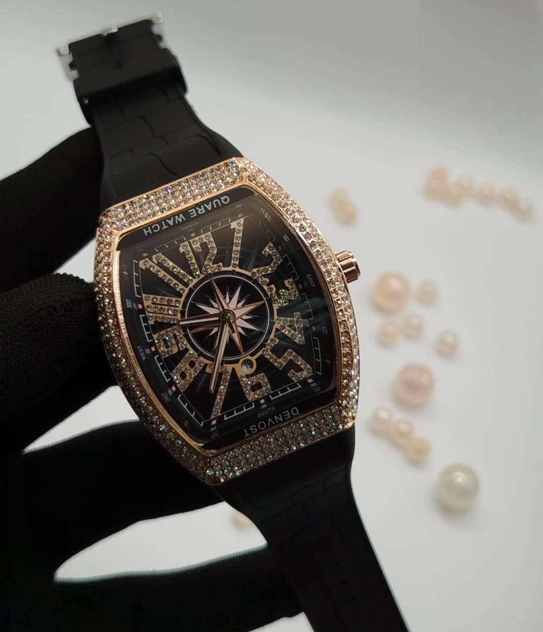 Frank Muller Style Diamond Watch