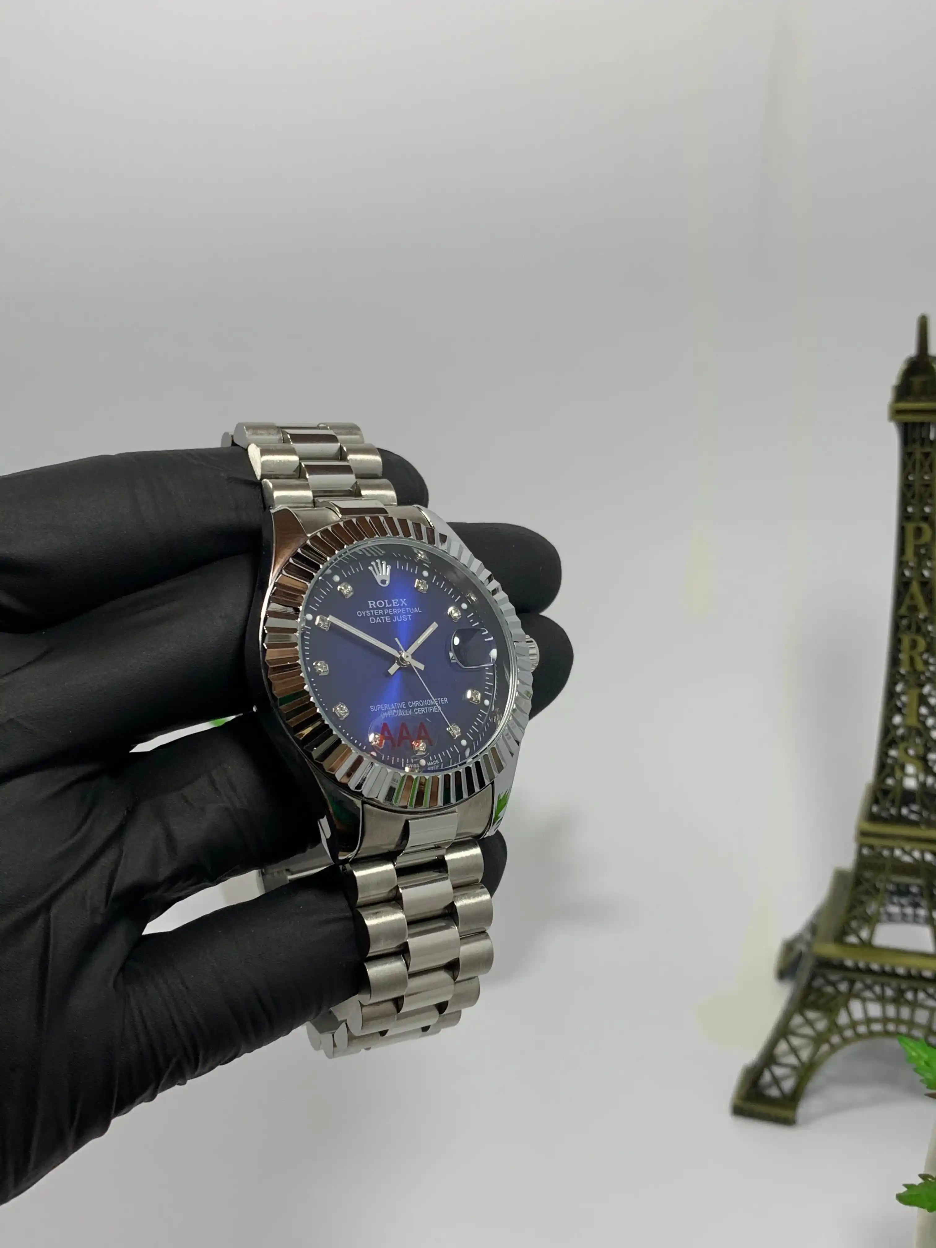 Rolex Sliver Green + Blue