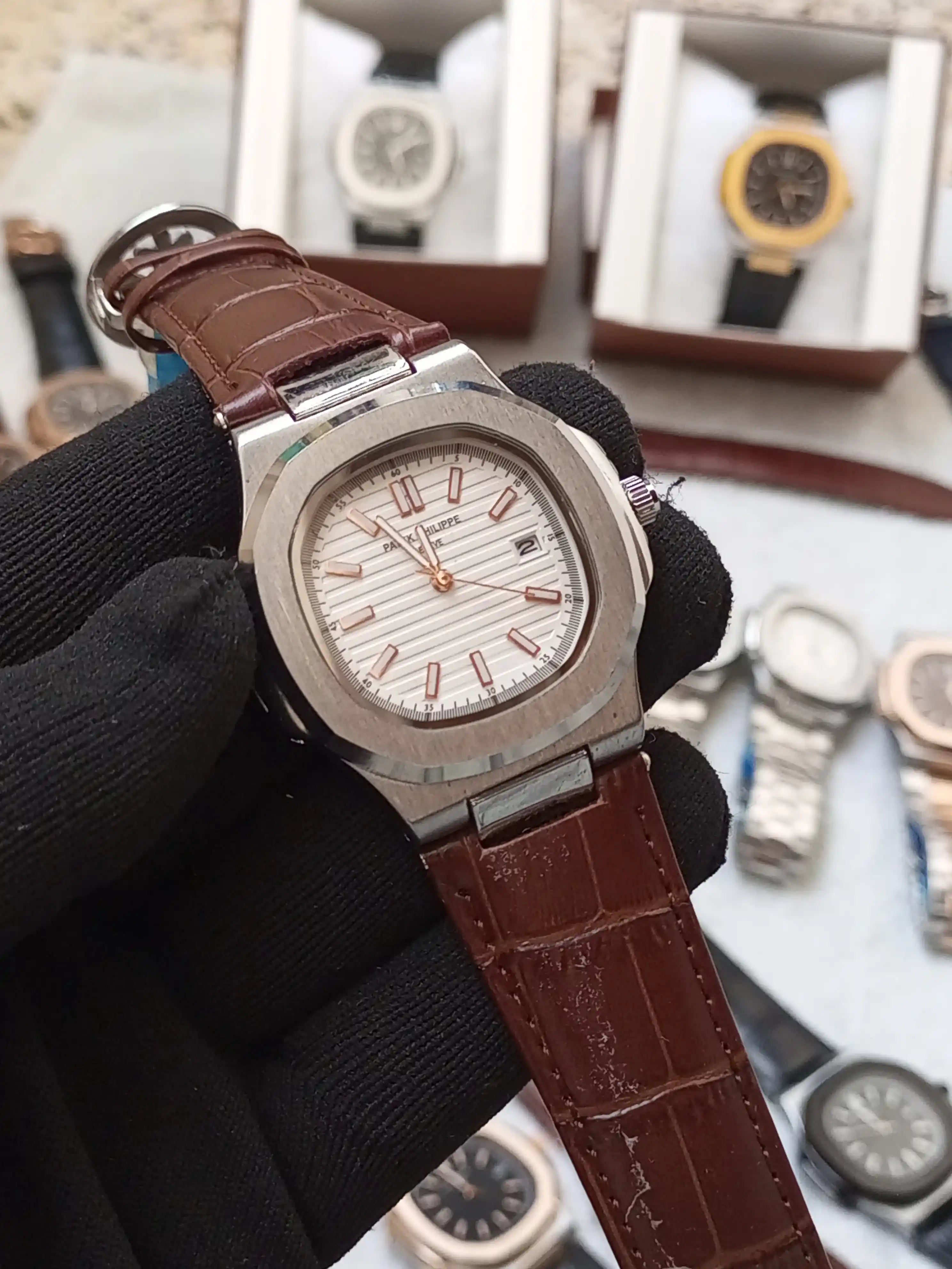 Patek Phillipe Brown Lather