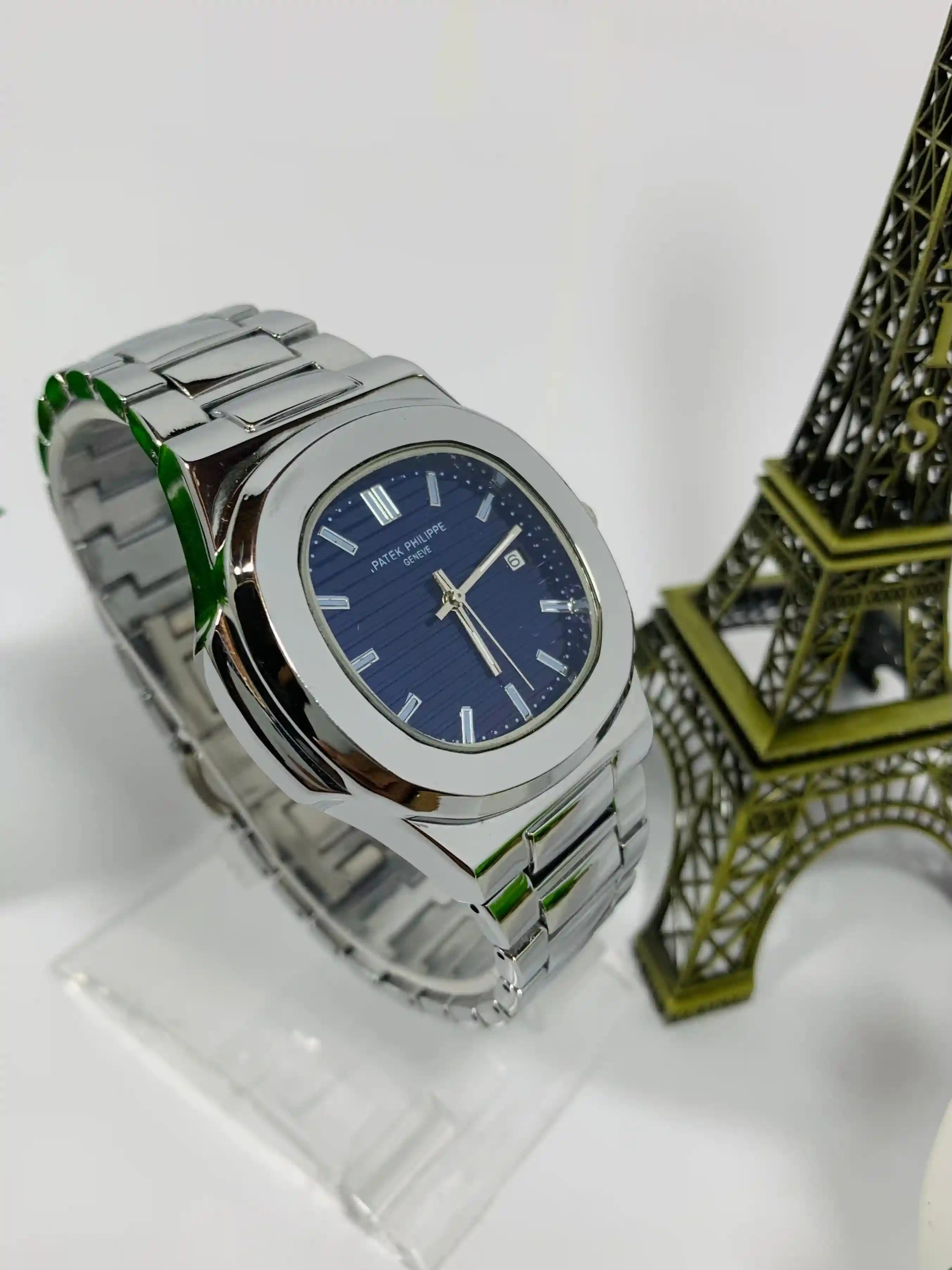 Patek Phillipe Silver Blue
