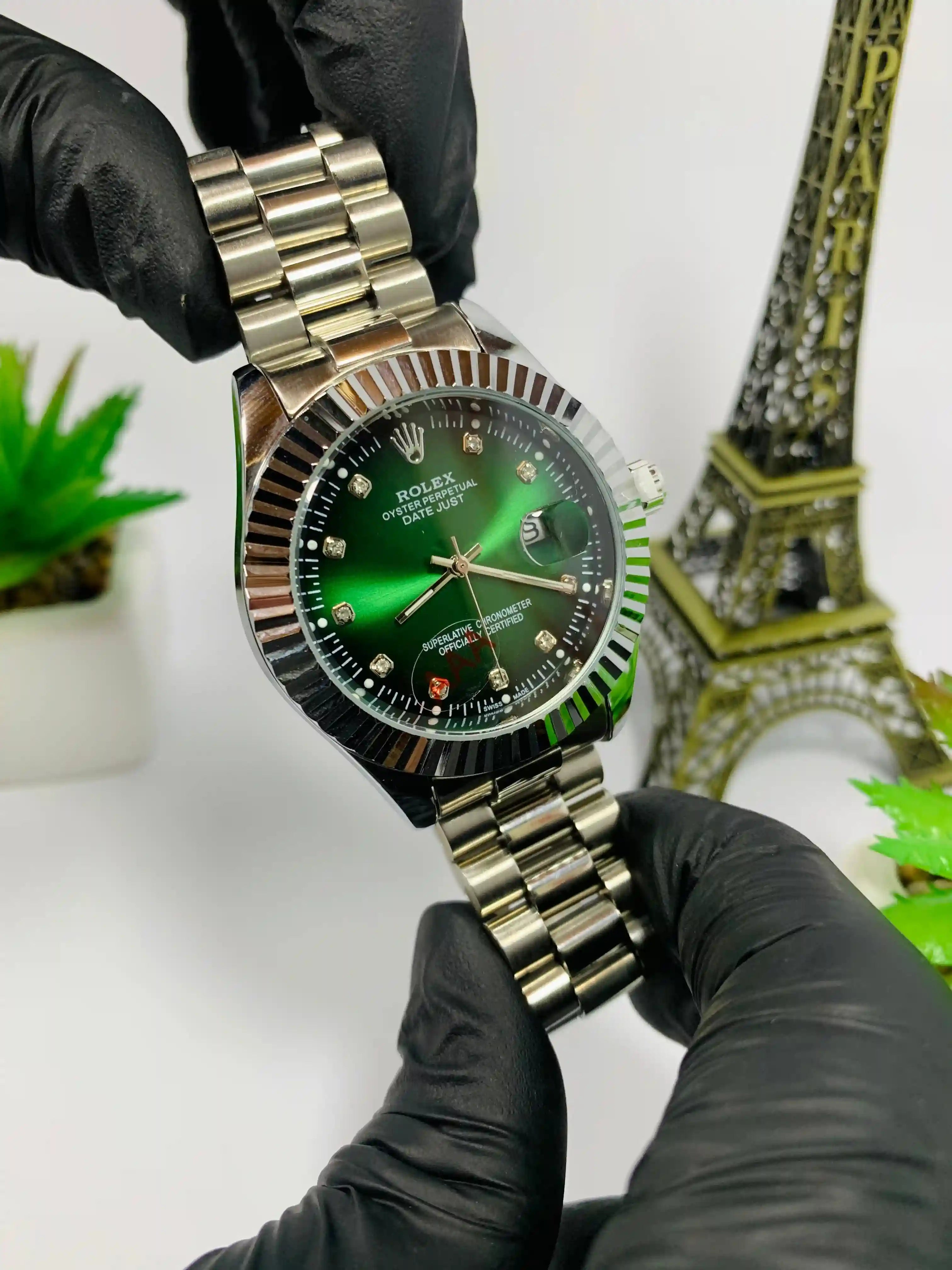 Rolex Silver Green