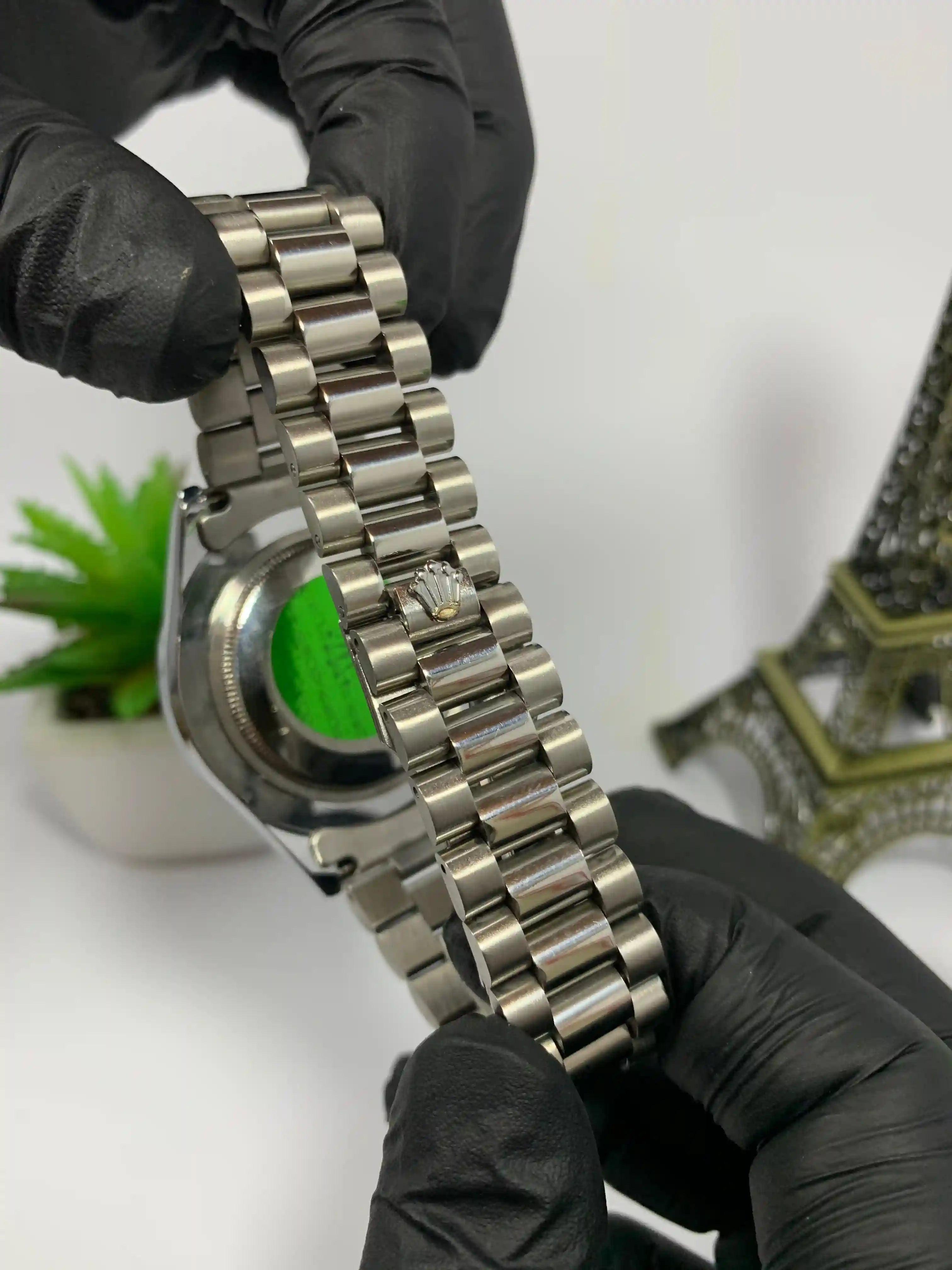 Rolex Sliver Green + Blue