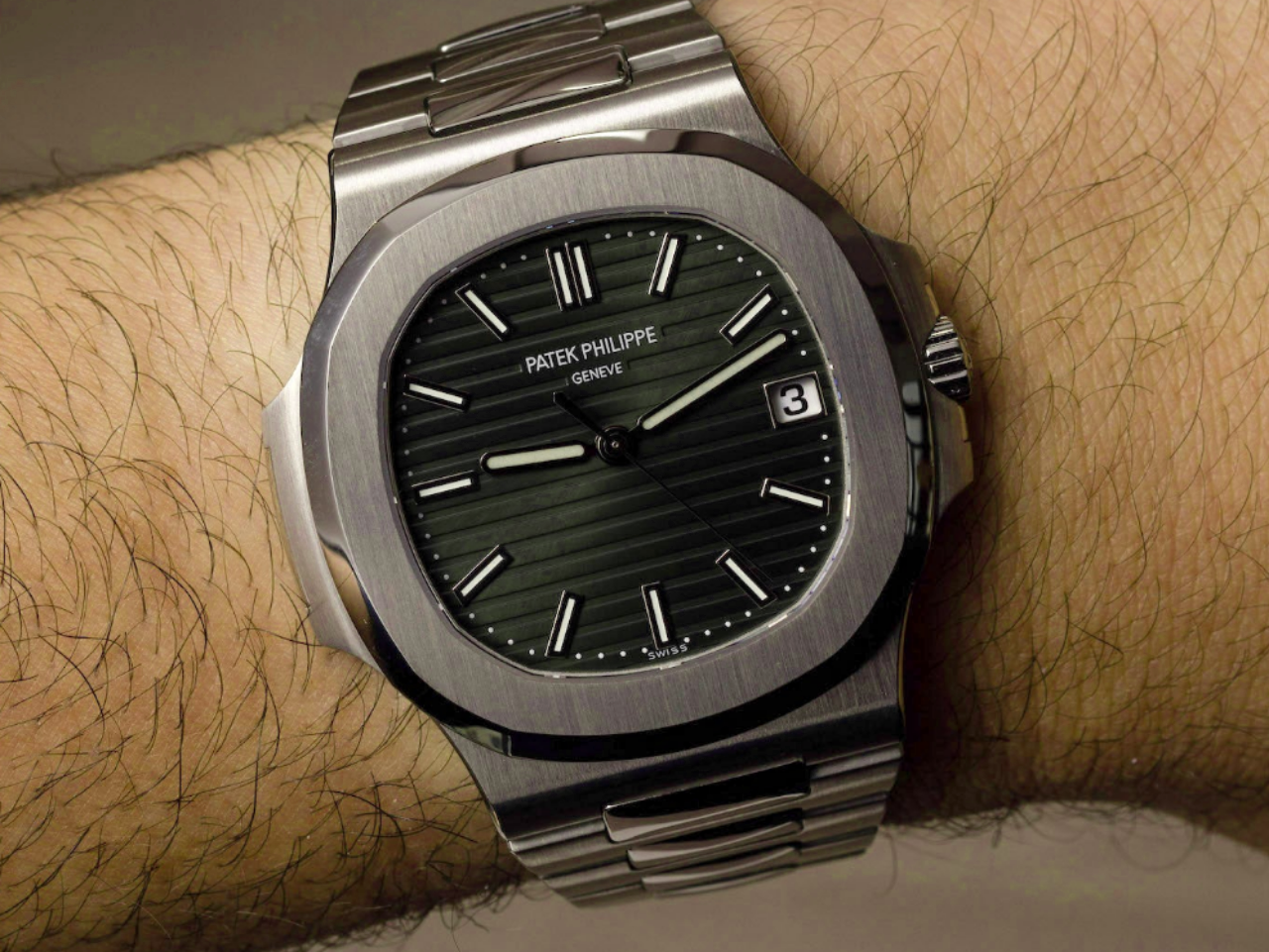 Patek Phillipe Silver dark